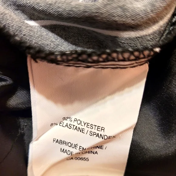 💚 Vintage Reitman's Black & White Wide Legged Striped Pants Size 5 - Picture 5 of 5